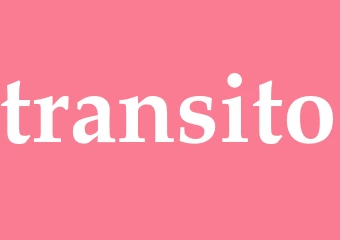 Synonym transito