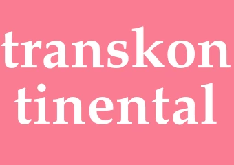 Synonym transkontinental