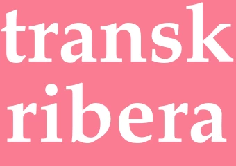 Synonym transkribera
