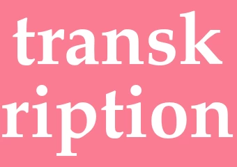 Synonym transkription