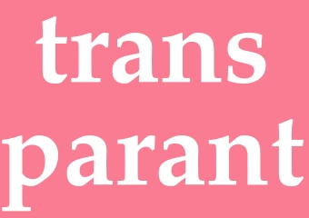 Synonym transparant