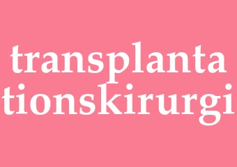 Synonym transplantationskirurgi
