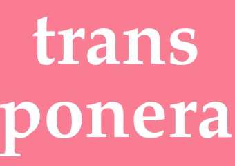 Synonym transponera