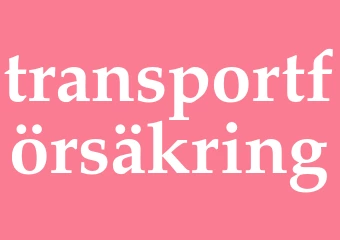 Synonym transportförsäkring