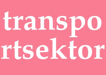 Synonym transportsektor