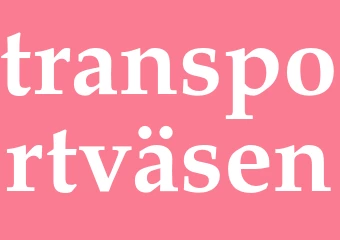 Synonym transportväsen