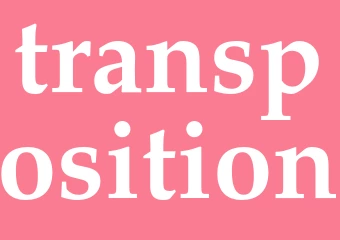 Synonym transposition