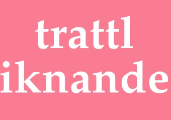 Synonym trattliknande