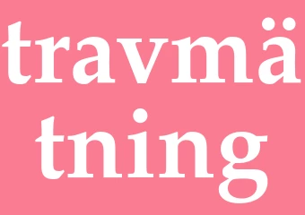 Synonym travmätning