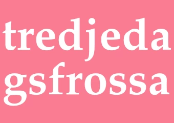 Synonym tredjedagsfrossa