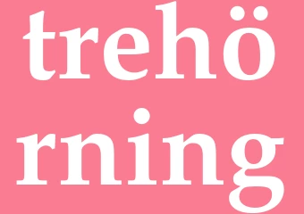 Synonym trehörning