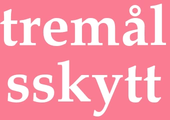 Synonym tremålsskytt