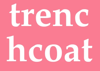 Synonym trenchcoat