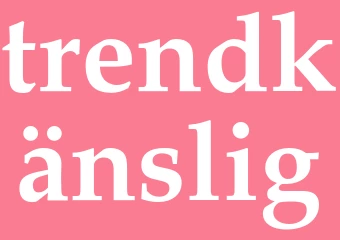 Synonym trendkänslig