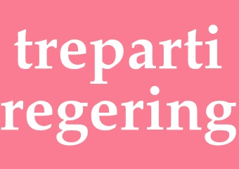 Synonym trepartiregering