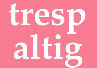 Synonym trespaltig