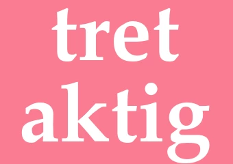 Synonym tretaktig