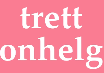 Synonym trettonhelg