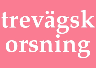 Synonym trevägskorsning