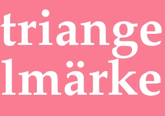 Synonym triangelmärke