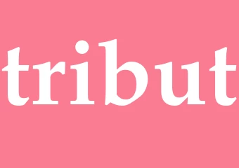 Synonym tribut