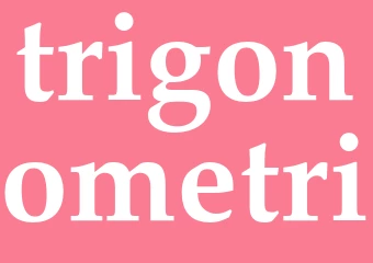 Synonym trigonometri