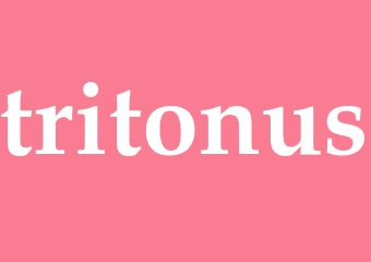 Synonym tritonus