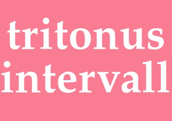 Synonym tritonusintervall