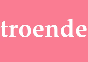 Synonym troende