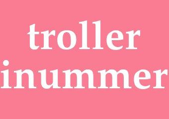 Synonym trollerinummer