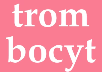 Synonym trombocyt