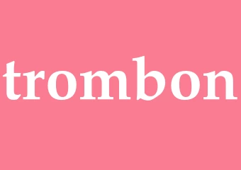 Synonym trombon