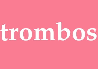 Synonym trombos