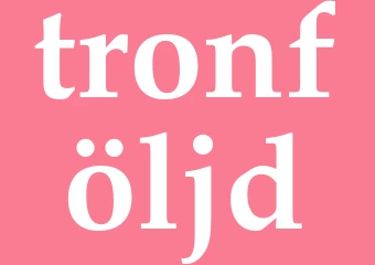 Synonym tronföljd