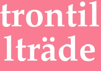 Synonym trontillträde