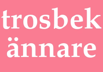 Synonym trosbekännare