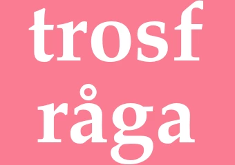 Synonym trosfråga