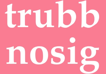 Synonym trubbnosig