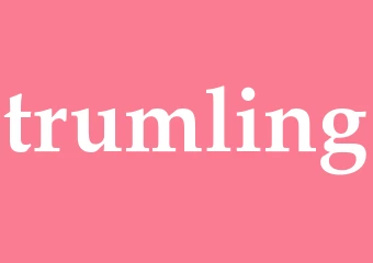Synonym trumling