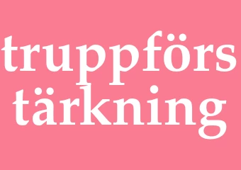 Synonym truppförstärkning