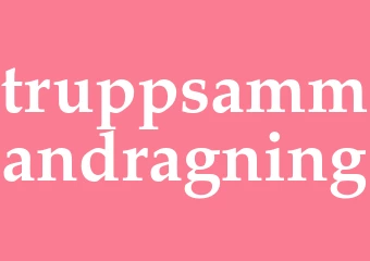 Synonym truppsammandragning