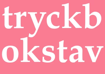Synonym tryckbokstav