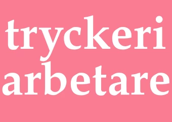 Synonym tryckeriarbetare