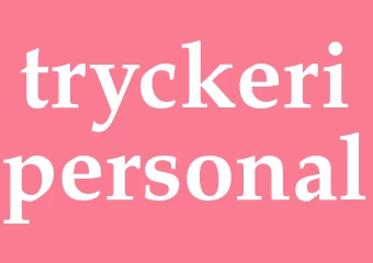 Synonym tryckeripersonal