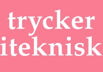 Synonym tryckeriteknisk