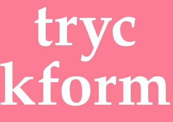 Synonym tryckform