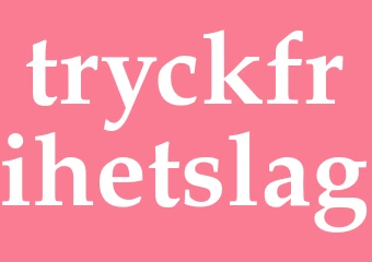 Synonym tryckfrihetslag