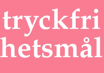 Synonym tryckfrihetsmål