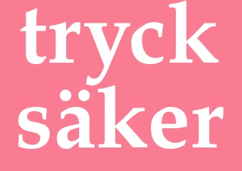 Synonym trycksäker