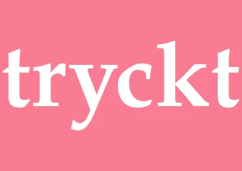 Synonym tryckt